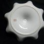 Vintage Antique Noritake Handled Tidbit Tray Red M Stamp Gold Trim Orchids