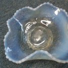Scarce Northwood Blue Opalescent Blackberry Four Sides Up Card Tray