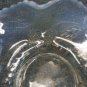 Scarce Northwood Blue Opalescent Blackberry Four Sides Up Card Tray