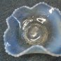 Scarce Northwood Blue Opalescent Blackberry Four Sides Up Card Tray