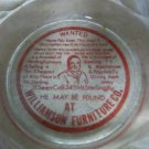 VINTAGE MOUNT STERLING KENTUCKY ADVERTISER WILLIAMSON FURNITURE ASHTRAY