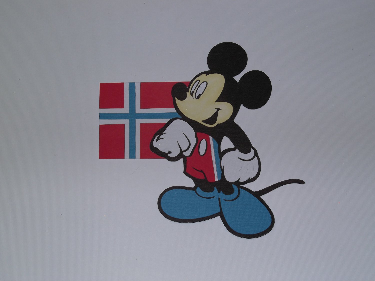 Disney Mickey Mouse Norway Scrapbook Paper Piecing