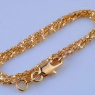 Wholesale 5pcs 18K GOLD FILLED star_sky Chain Necklace 1.2mm