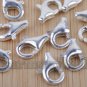 Wholesale 10PCS 925 sterling Silver Lobster clasp Necklace accessories 9mm