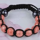 Freeshipping Shamballa Bracelets hedgehog Ball beads 10mm bracelet NXN_03