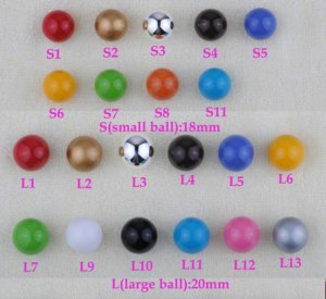 Harmony ball Mexican Bola inside colours ball choice