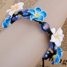 Shamballa Bracelet 10mm Crystal Beads with flowers handmade bracelet Hz02