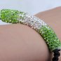 Shamballa Beads bracelet Micro Pave CZ Disco Long tube bending CG0801