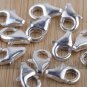 Wholesale 10PCS 925 sterling Silver Lobster clasp Necklace accessories 11mm
