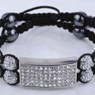 HOT Shamballa Micro Pave CZ Disco Crystal 10mm shamballa Beads bracelet BL601