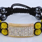 HOT Shamballa Micro Pave CZ Disco Crystal 10mm shamballa Beads bracelet BL615