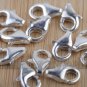 Wholesale 10PCS 925 sterling Silver Lobster clasp Necklace accessories 12mm