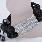 HOT Shamballa Micro Pave CZ Disco Crystal 10mm shamballa Beads bracelet BL606