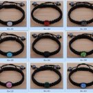 Handmade shambhala Bracelets 10MM Micro Pave CZ shamballa Bead BRACELET