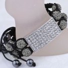 HOT Shamballa Micro Pave CZ Disco Crystal 10mm shamballa Beads bracelet BL604