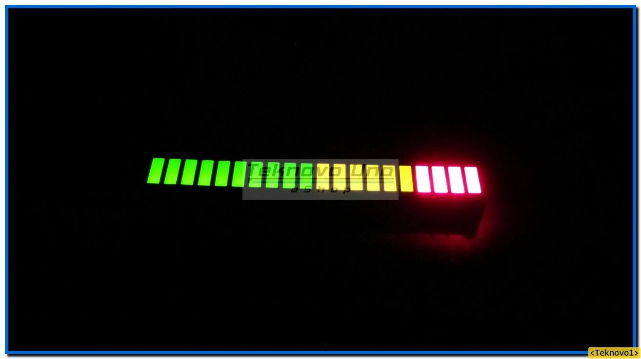 12x LED Bargraph Tri-Color-Fixed 20-Segs Array for Audio LED VU Meter - USA