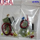 2x LM3915 DIY KIT Audio Level Meter [LED VU Meter Arduino] FULL Parts - USA