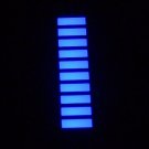 10 pcs AQUA BLUE LED Bargraph Array 10 Segments 120 mcd High Intensity NEW USA