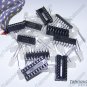 5x LM3914 IC Bargraph Driver + 5x Sockets + 50x White Diffused 5mm LED - USA
