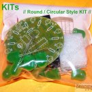 2x ROUND JUMBO Green LED Chaser Follower Scroller DIY KIT NE555 CD4017 - USA