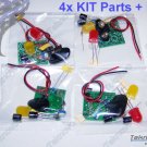 4x KIT Parts Dual JUMBO LED Adjustable Flasher Flip-Flop Transistorized - USA