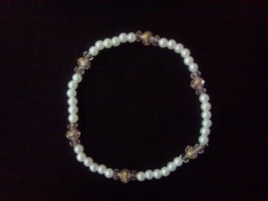 Pink Flower Bracelet
