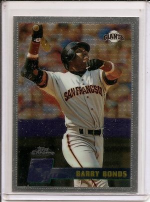 BARRY BONDS 1996 Topps Chrome #119 Trading CARD GIANTS