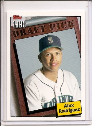 ALEX RODGIRGUZ Topps DRAFT PICK RP Insert CARD Mariners #ARI1
