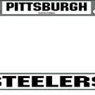 Pittsburgh Steelers Chrome License Plate Frame