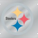 Pittsburgh Steelers Laser Cut Silver License Plate