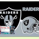 RAIDERS SERVING TRAY
