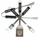 OAKLAND RAIDERS BBQ SET