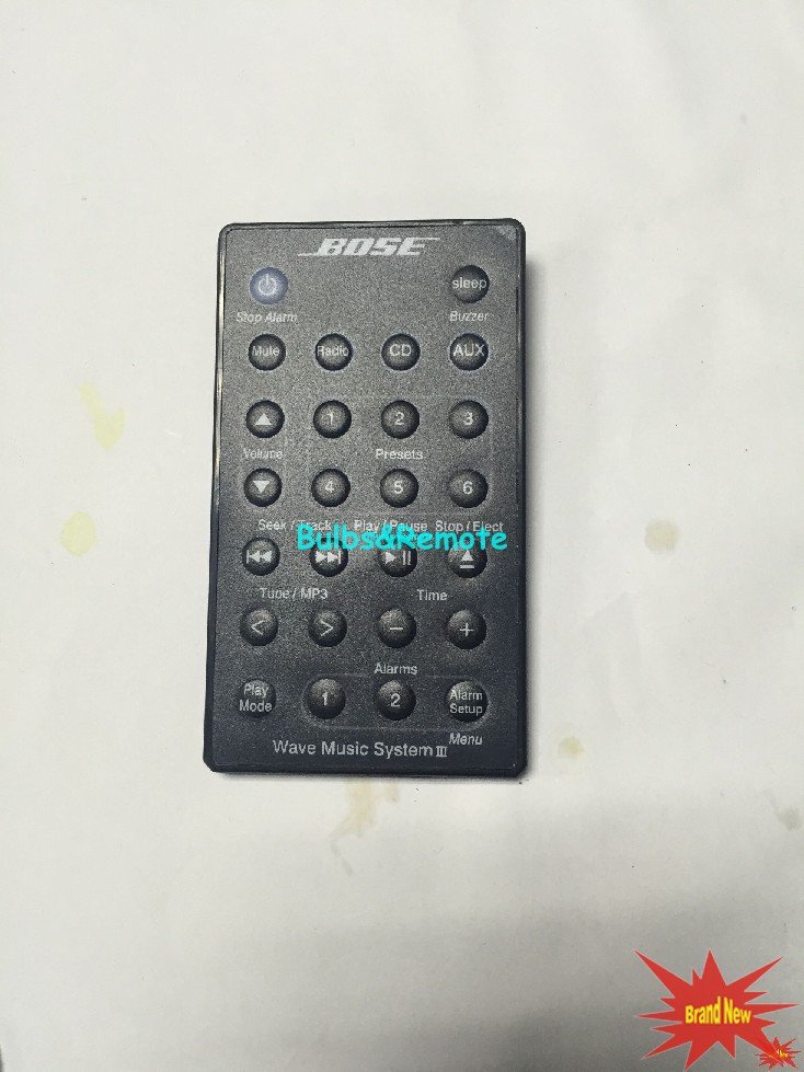 For Bose WAVE MUSIC SYSTEM III 3 Player Remote Control black color