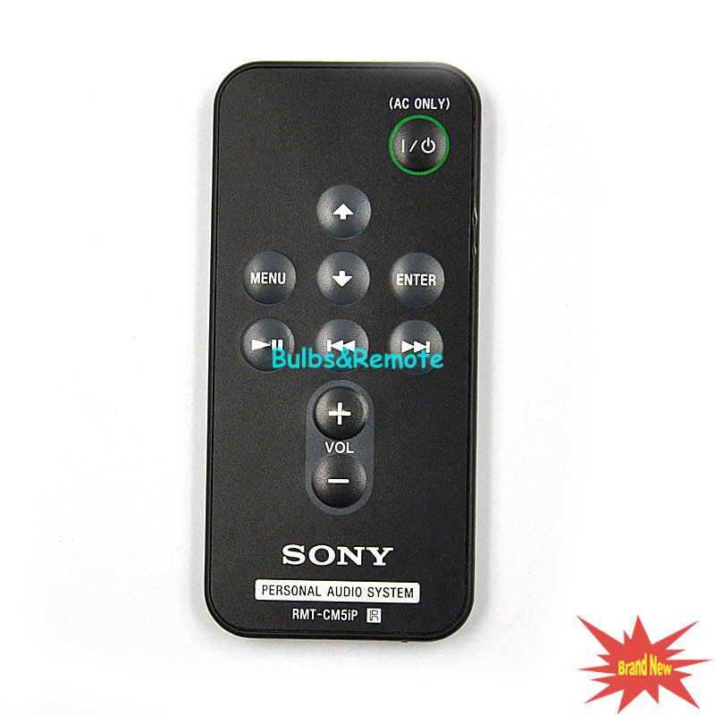 For SONY RDPM5iP Personal Audio System Remote Control