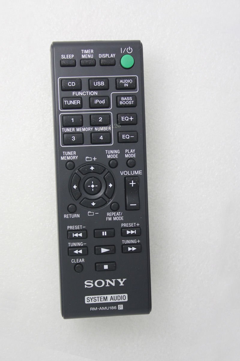 For Sony CMT-S20 HCD-S20 CMT-S30IP HCD-S30iP Remote Control