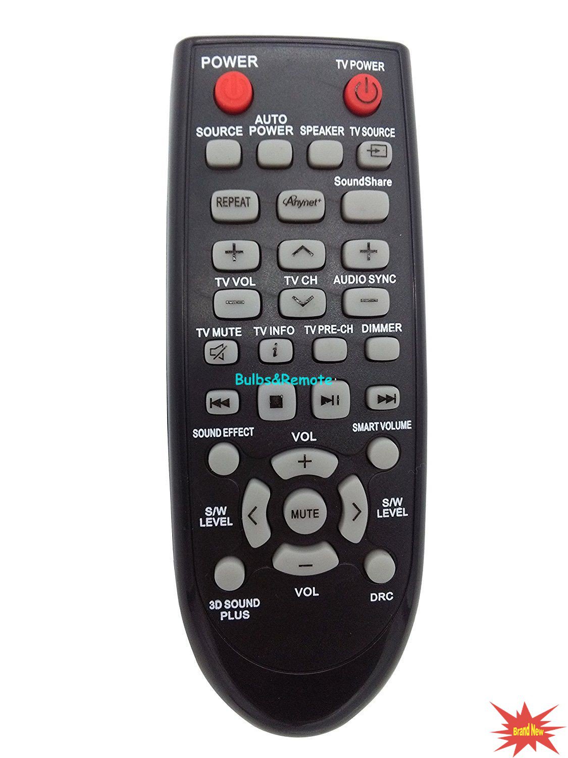 For Samsung PS-WJ550 HW-H550/ZA HW-H551/ZA HWH570ZA Audio System Remote Control