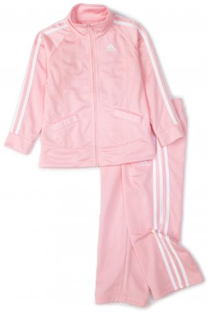 adidas light pink tracksuit