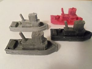 N-Scale Lg. Work Boat 4 Ship Kit