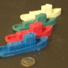 N-Scale Sm.  Tug  Boat w/o smoke stack  4pk