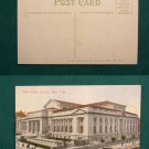 EARLY 1910 NEW YORK PUBLIC LIBRARY OLD VINTAGE POSTCARD