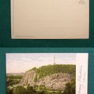 1908 NEW HAVEN CT MONUMENT & EAST ROCK VINTAGE POSTCARD