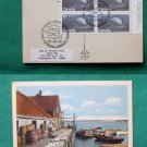 FIRST DAY ISSUE NOVA SCOTIA FISH STAMP VINTAGE POSTCARD