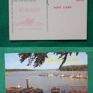 CARTER LAKE BOAT DOCKS OMAHA NEBRASKA VINTAGE POSTCARD