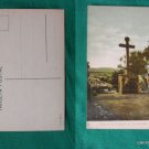CROSS EN LA PIRAMIDE DE CHOLULA MEXICO VINTAGE POSTCARD