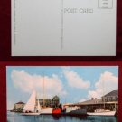 Cape Cod MA Thompsons Wharf Harwichport Wychmere Harbor View PC VINTAGE POSTCARD