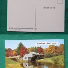 OLD MILL GREETINGS FROM IOWA POND VIEW VINTAGE POSTCARD