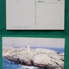 NOVA SCOTIA PEGGYS COVE LIGHTHOUSE OLD VINTAGE POSTCARD