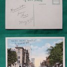 CHARLOTTE NC TRYON STREET VIEW 1918 VINTAGE POSTCARD