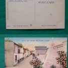 ST LOUIS CEMETERY NEW ORLEANS VIEW OLD VINTAGE POSTCARD