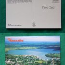 THOMASTON SEAPORT MAINE TOWN VIEW OLD VINTAGE POSTCARD